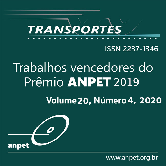 					Visualizar v. 28 n. 4 (2020): Prêmio ANPET Produção Científica 2019
				
